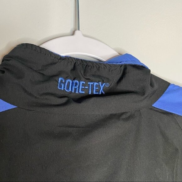 Vintage Gore Tex In Sport Black Blue Windbreaker Jacket - Picture 4 of 8
